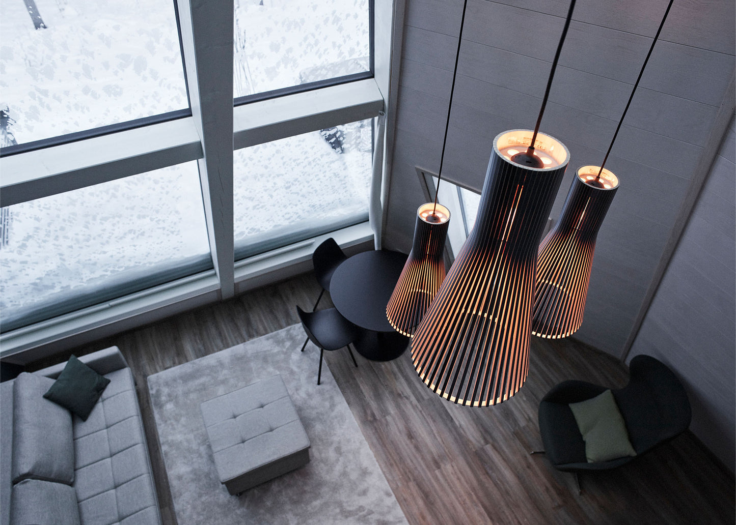 Secto 4200 Pendant - Black by Secto Design