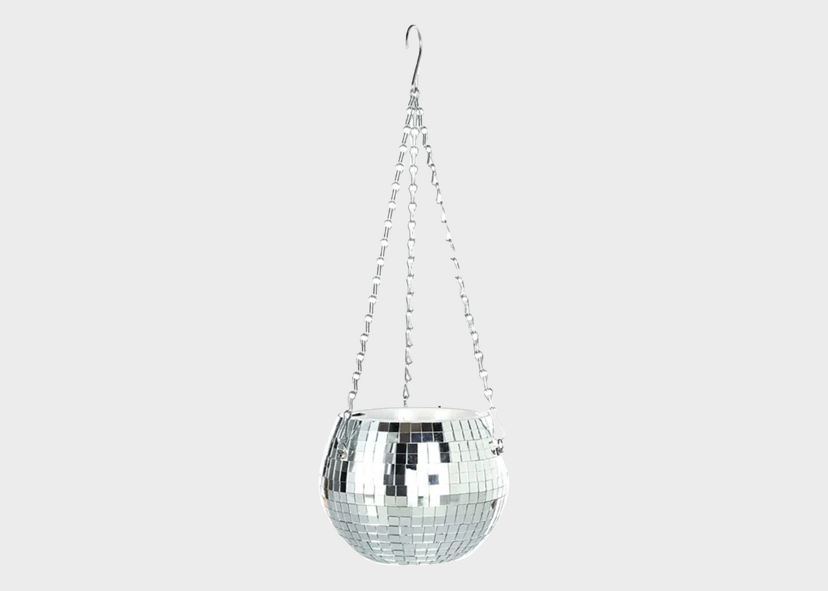 Disco Ball Planter – Woodland Mod