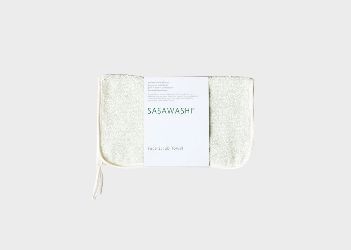 Sasawashi Face Scrub Towel Woodland Mod