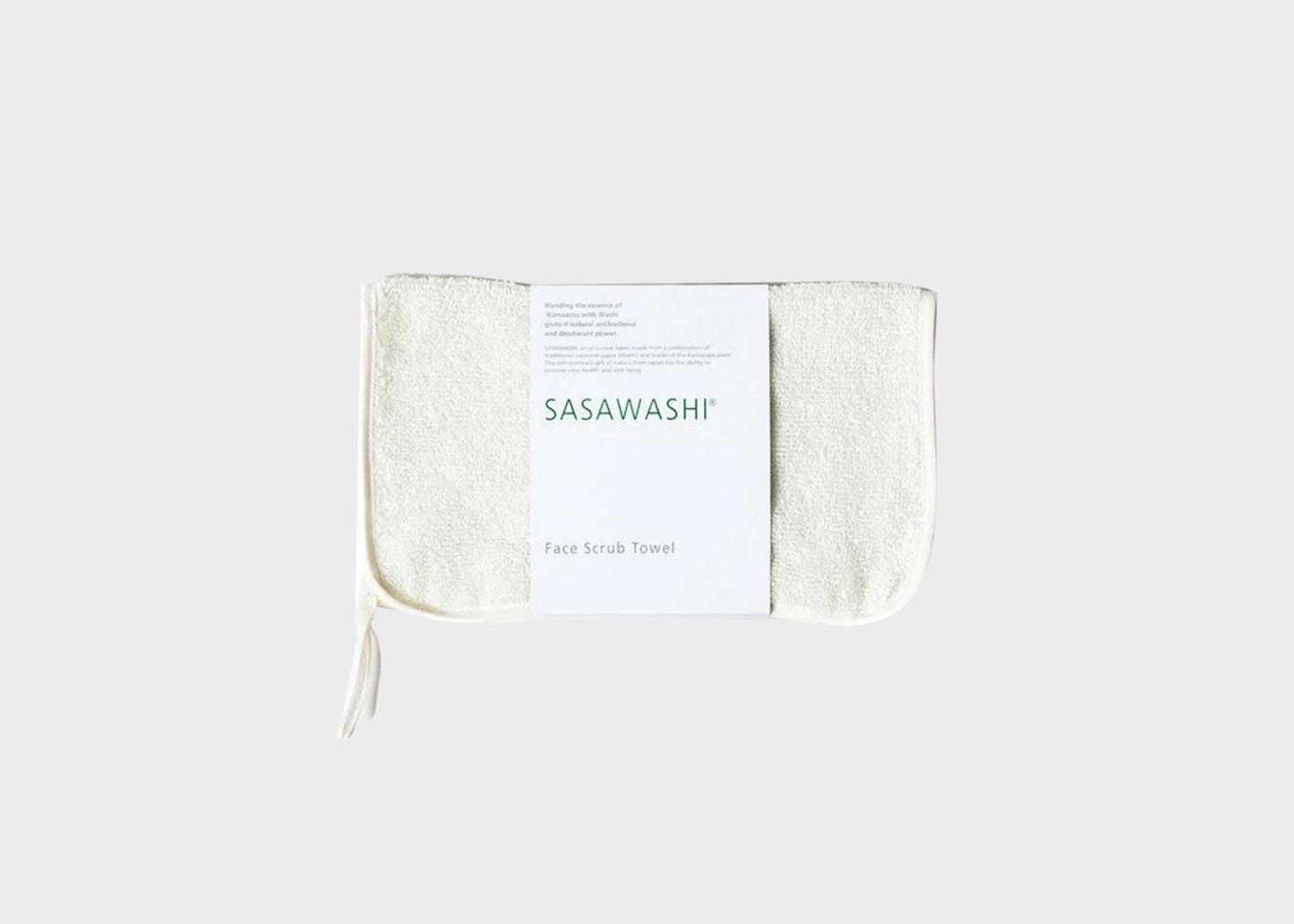 Sasawashi Face Scrub Towel by Morihata