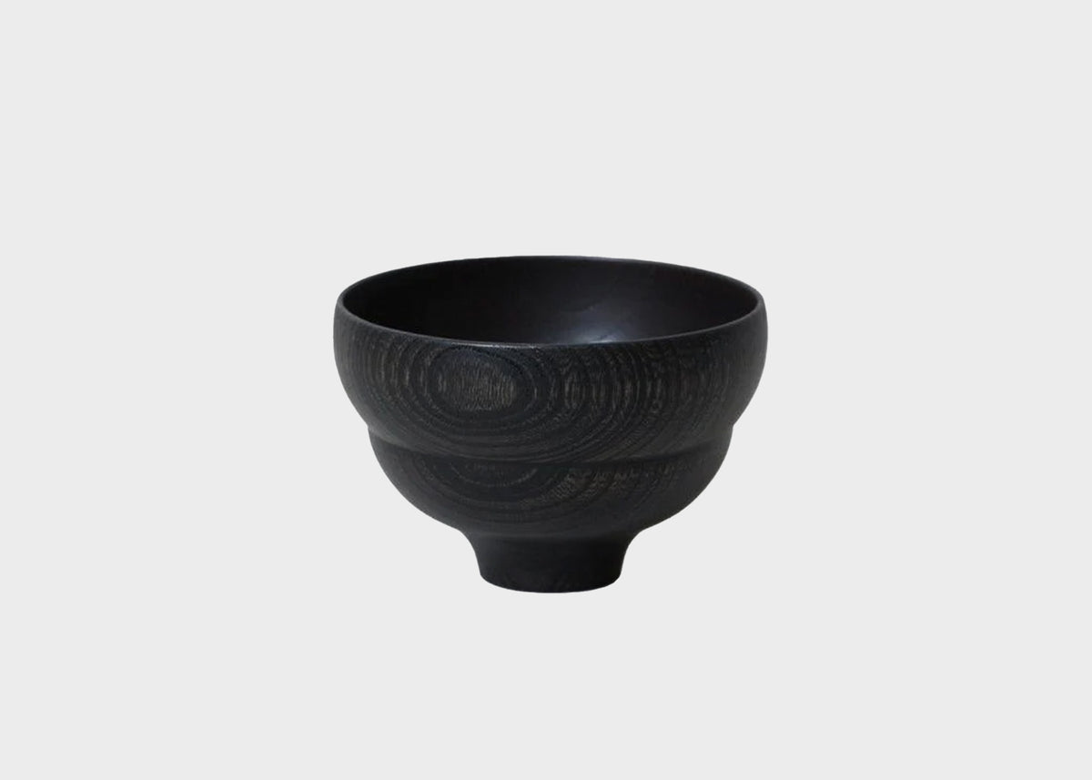 Tsumugi Wooden Bowl - Mokko, Black – Woodland Mod