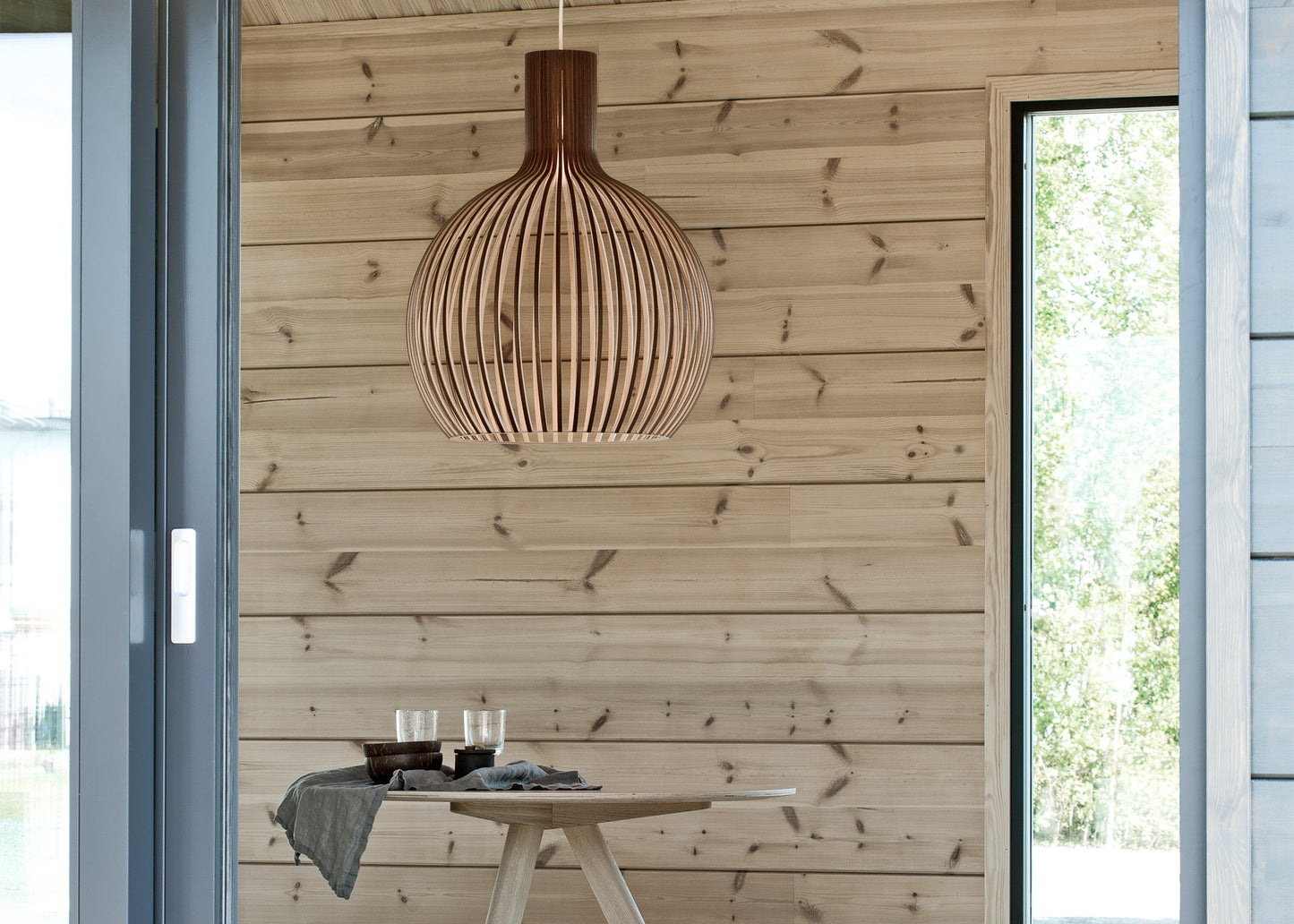 Octo 4240 Pendant - Walnut by Secto Design
