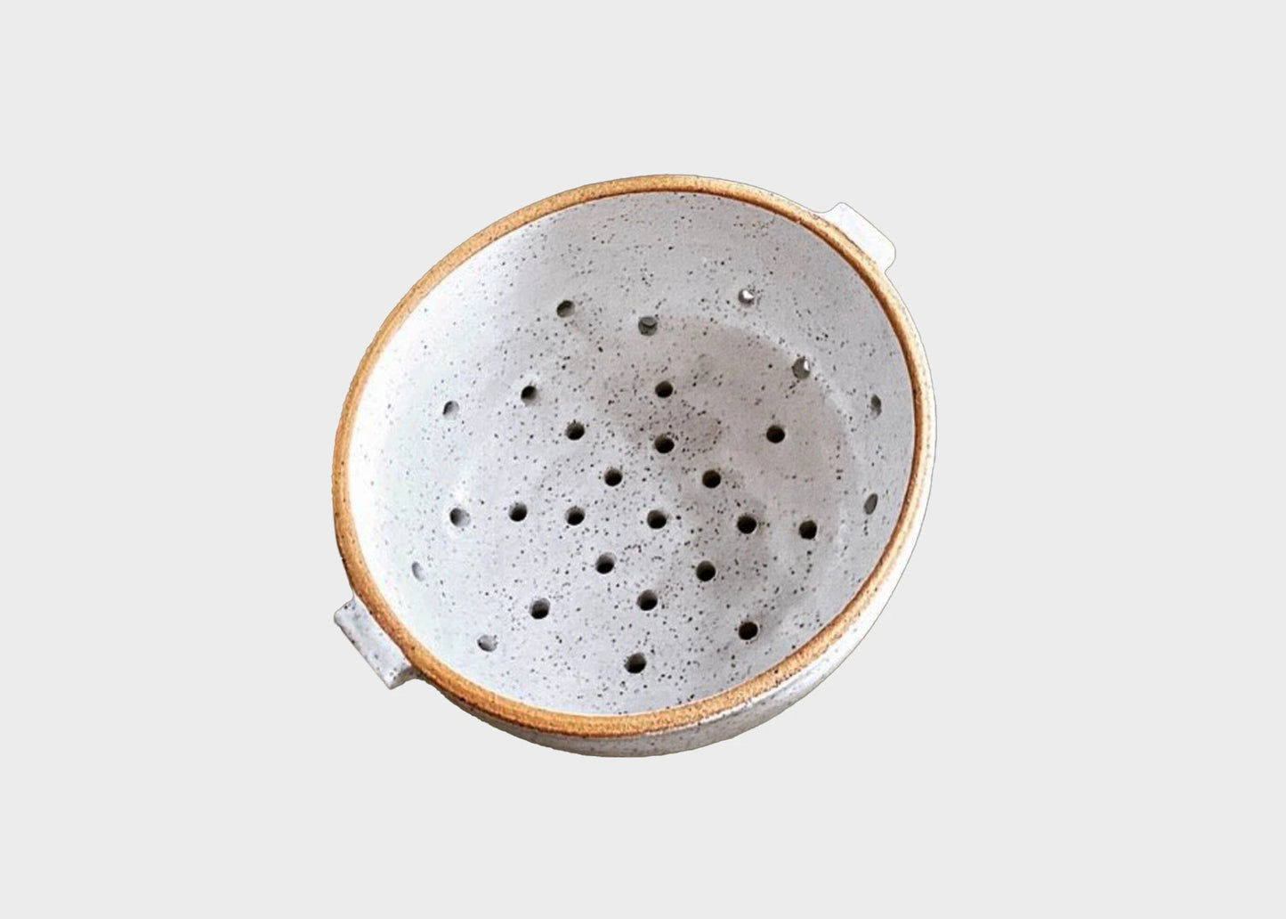 Byun Ceramic Colander in White