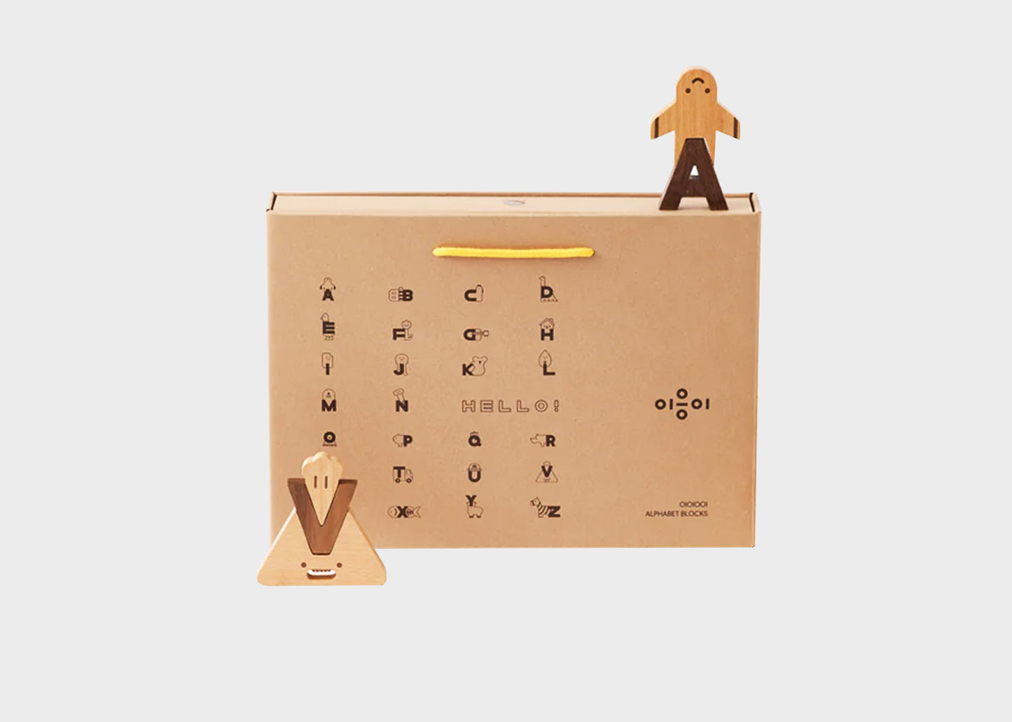 Wooden Alphabet Blocks