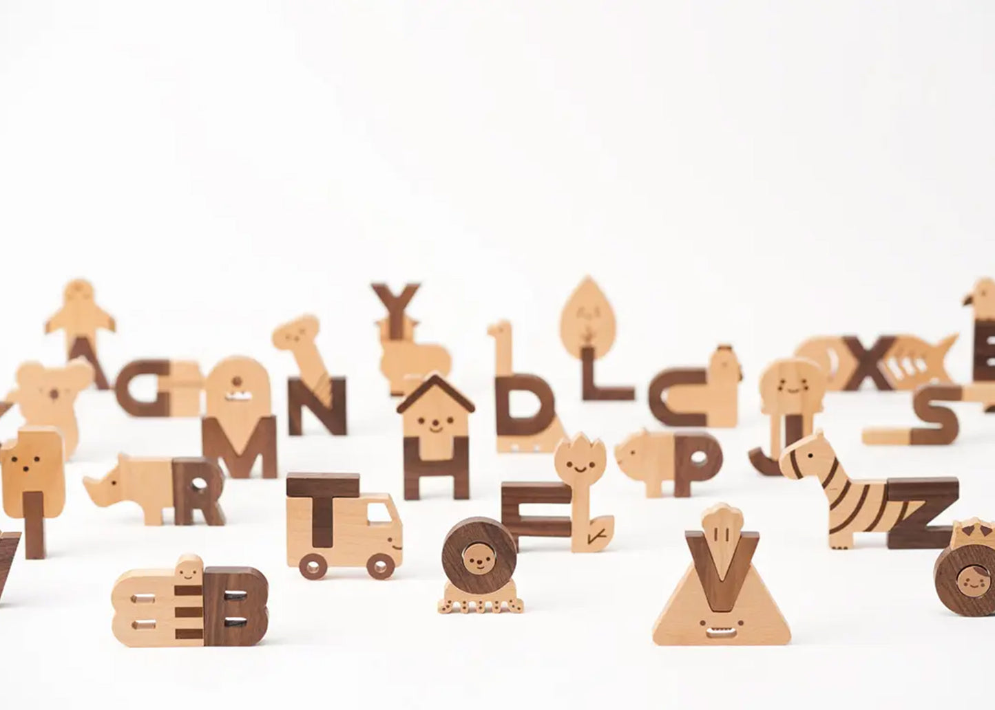 Wooden Alphabet Blocks