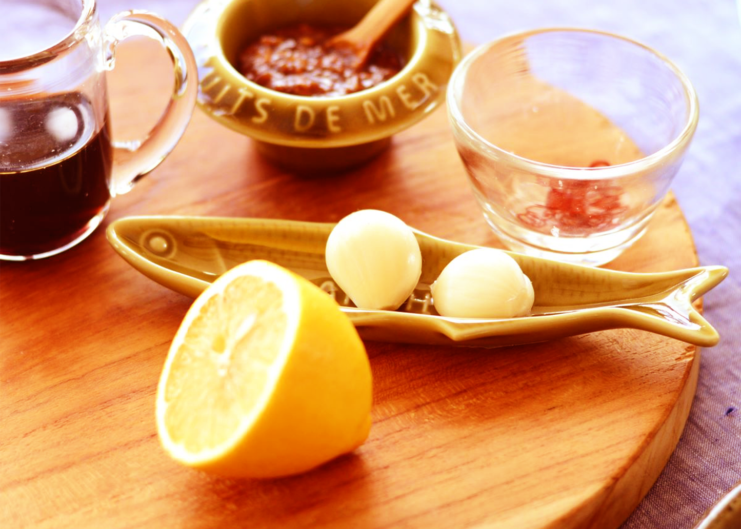 Single Sardine Plate - Caramel