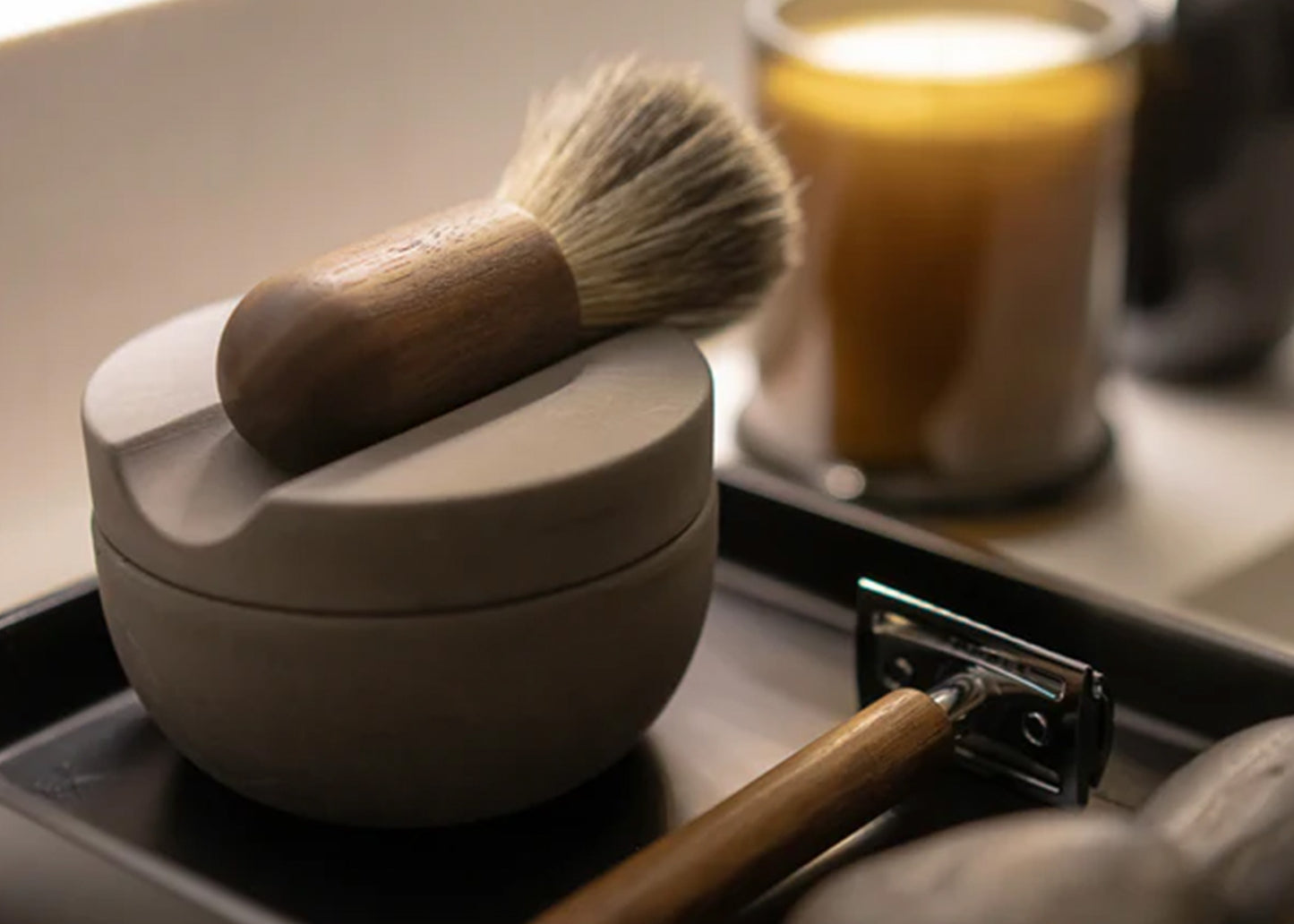 Shaving Brush - Walnut