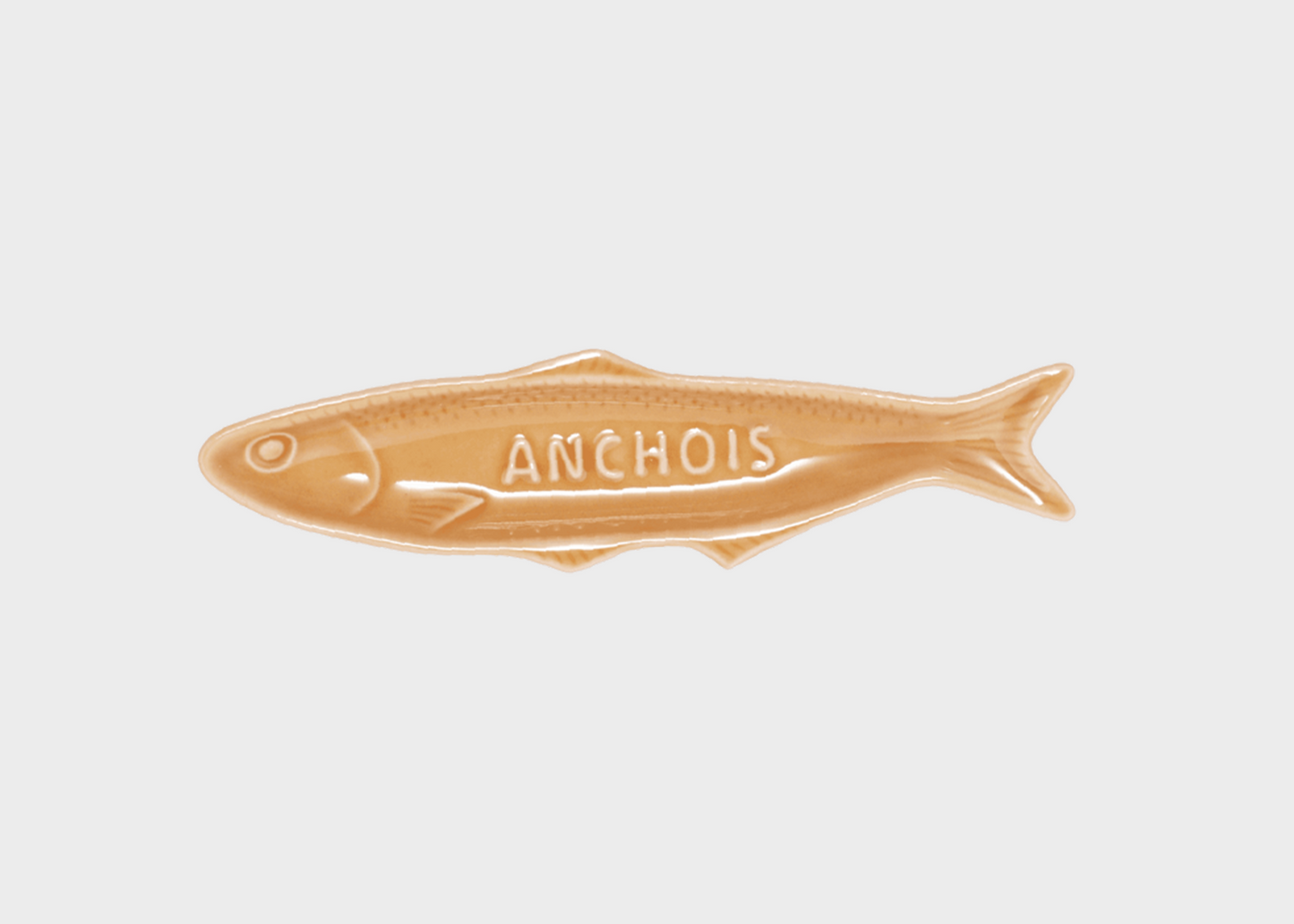 Single Sardine Plate - Caramel