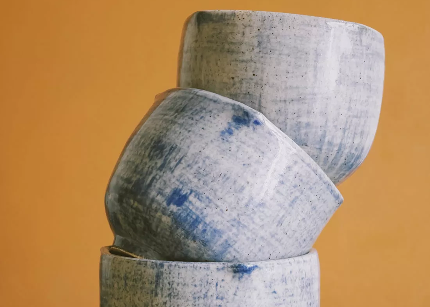Tea Ceremony Cup Faded Blue