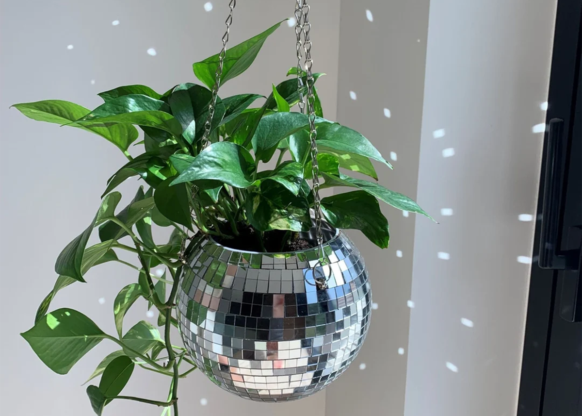 Disco Ball Planter