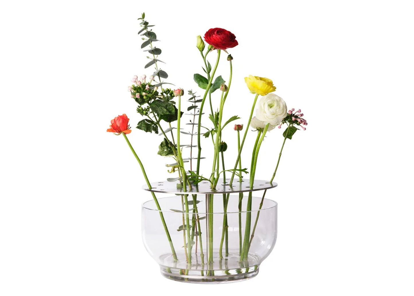 Ikebana Vase - Large Stainless Steel