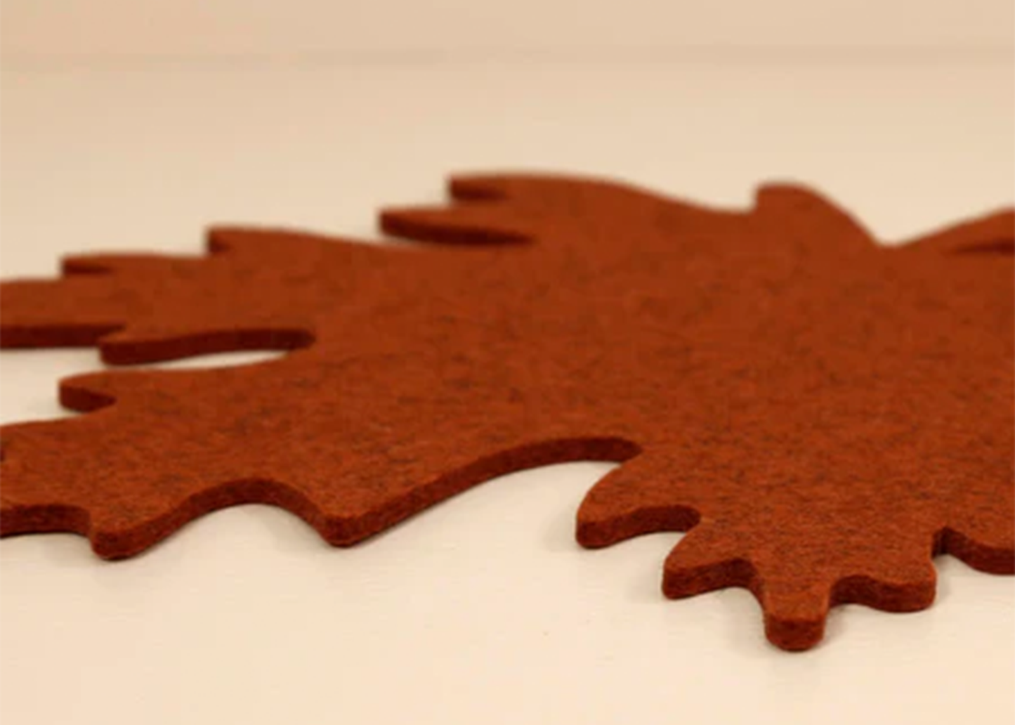 Autumn Leaf Trivet Mahogany