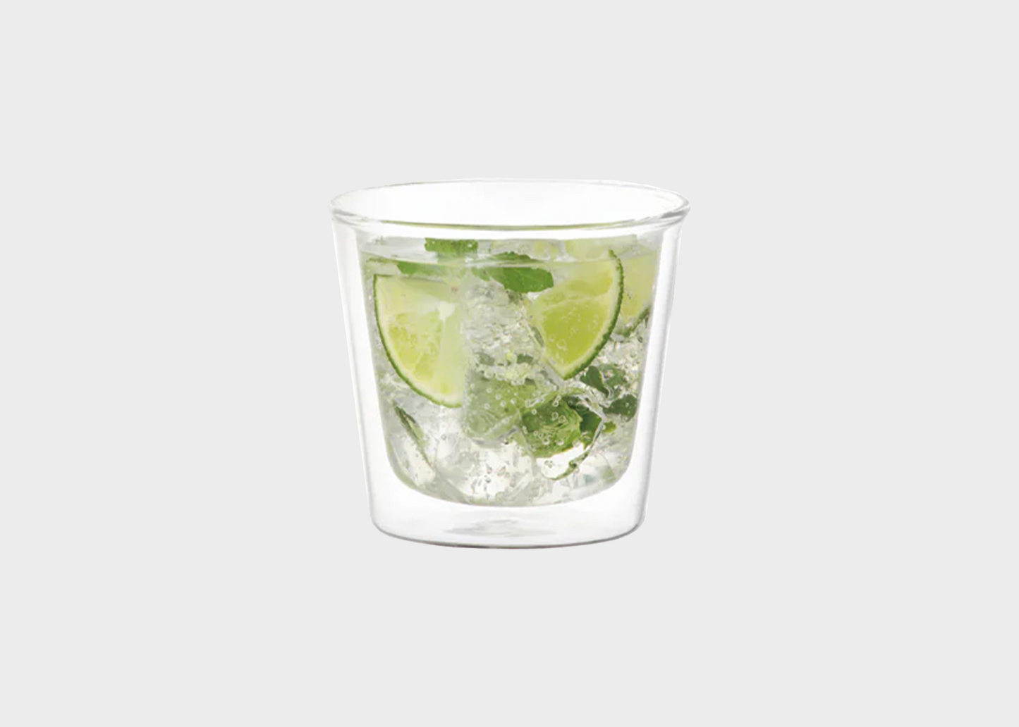 Double Wall Rock Glass