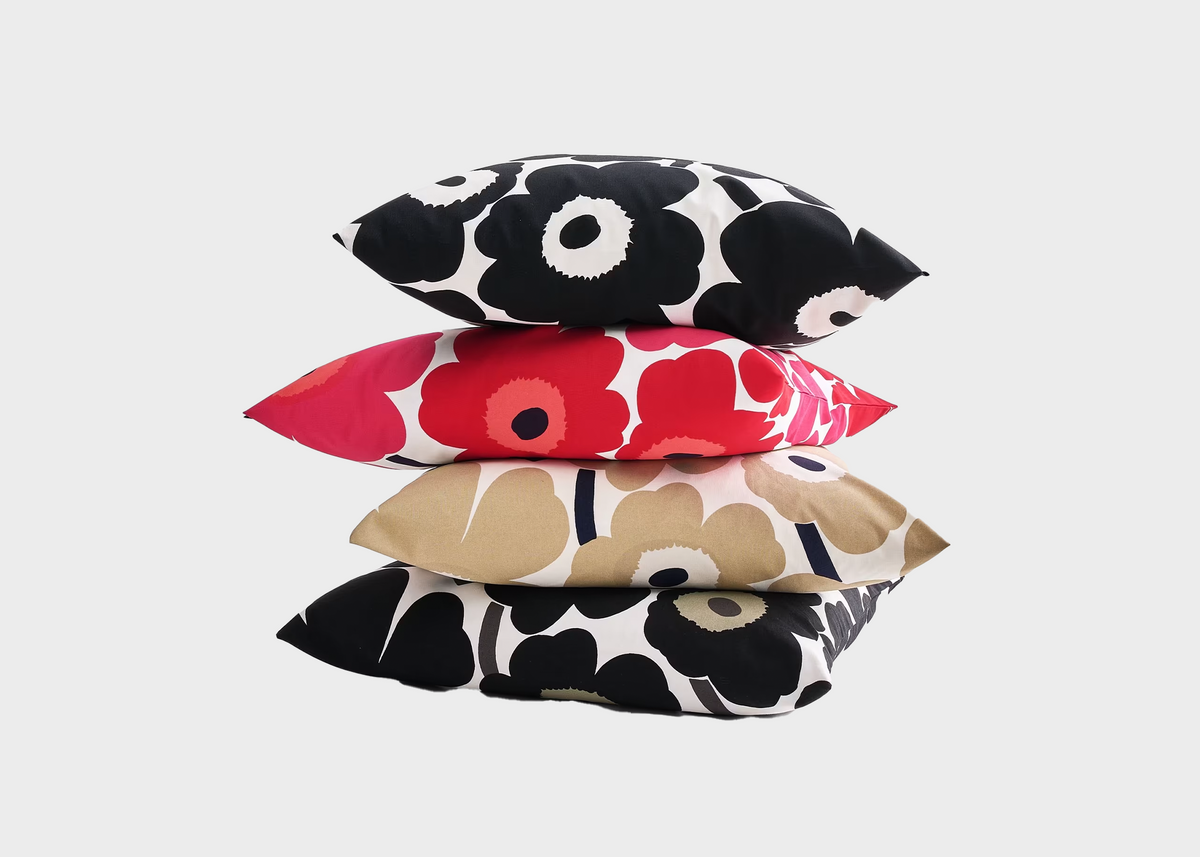 Marimekko Unikko Cushion Cover | Iconic Floral 50x50 cm – Woodland Mod