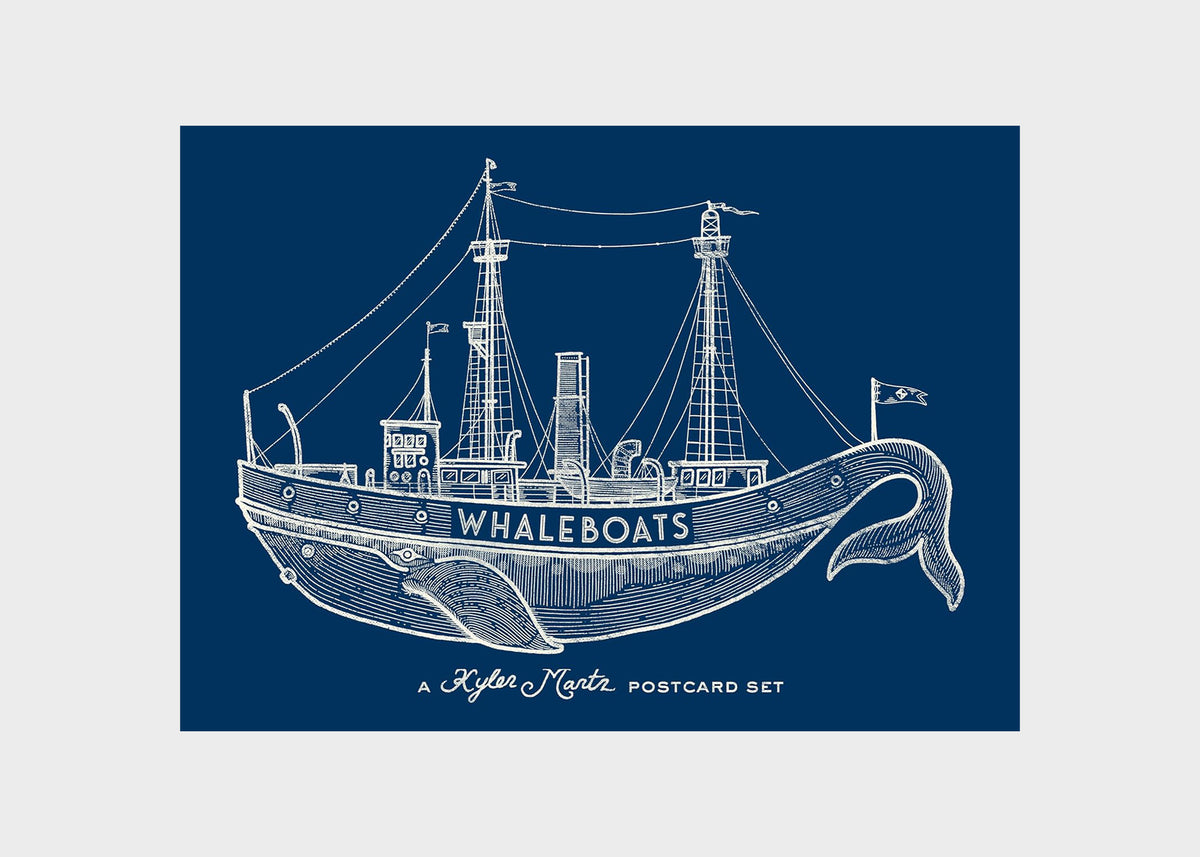 Whaleboats: A Kyler Martz Postcard Set – Woodland Mod