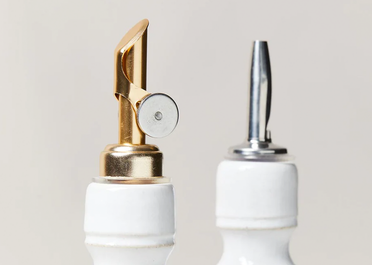 Bottle Pourer Gold Woodland Mod