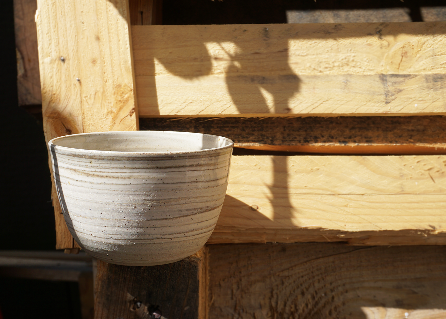 Ceramic Breakfast Bowl by Julija Pustovrh