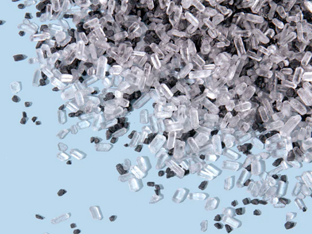 Black Charcoal Salt Soak by Hermit granules 