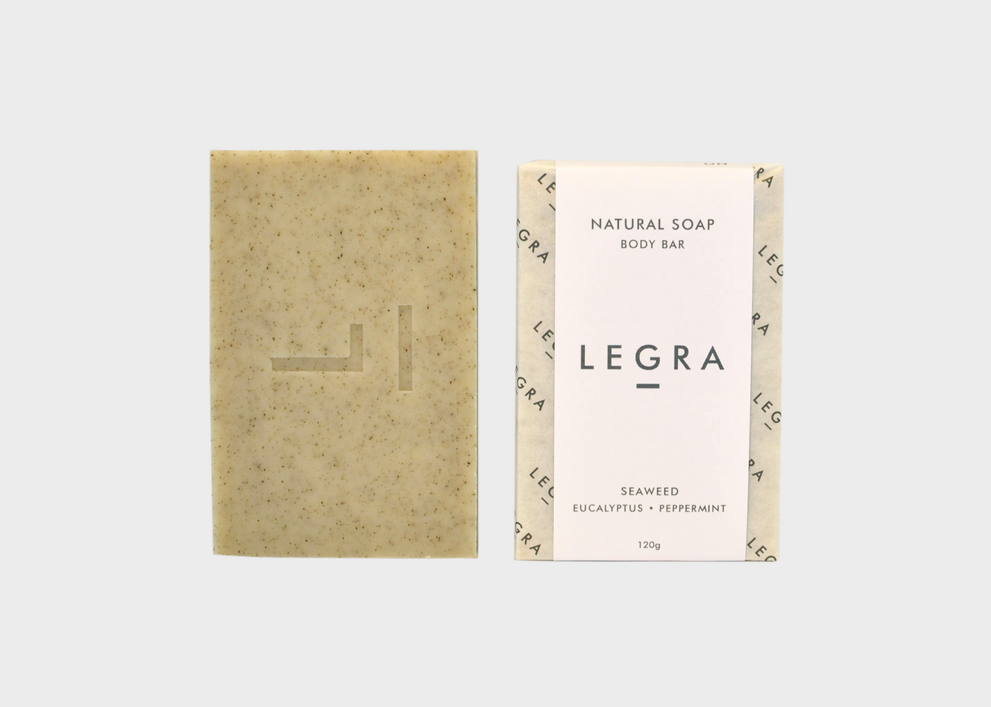 Legra Soap - Seaweed, Eucalyptus, & Peppermint