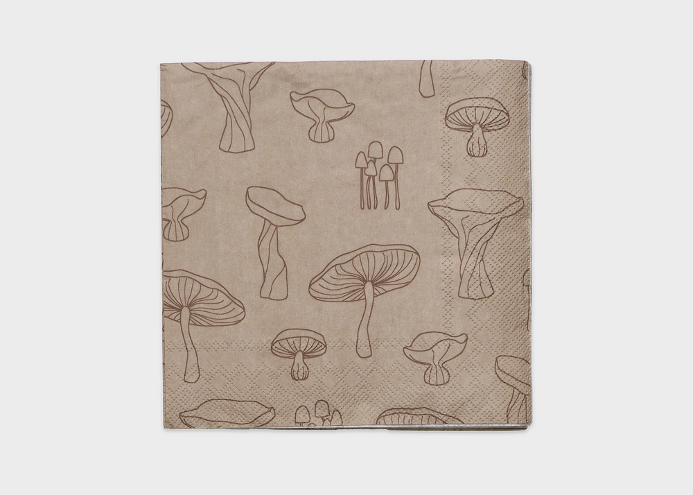Design Napkins - Mushrooms by Cooee Design