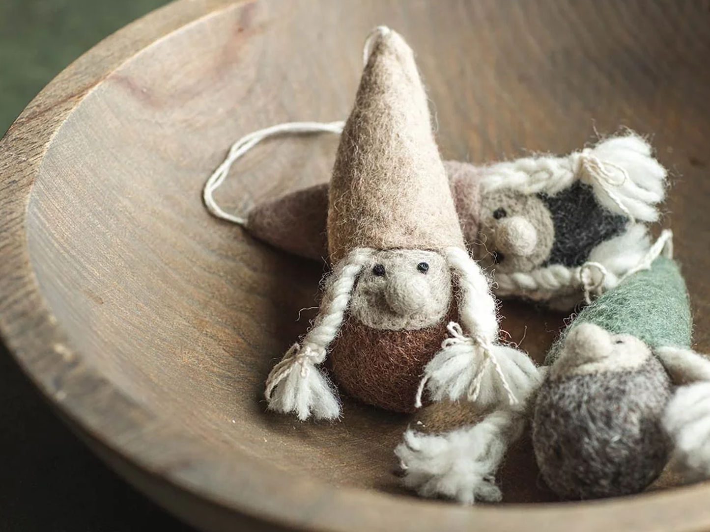 
                  
                    Woodland Gnome Ornament - Set of 3
                  
                