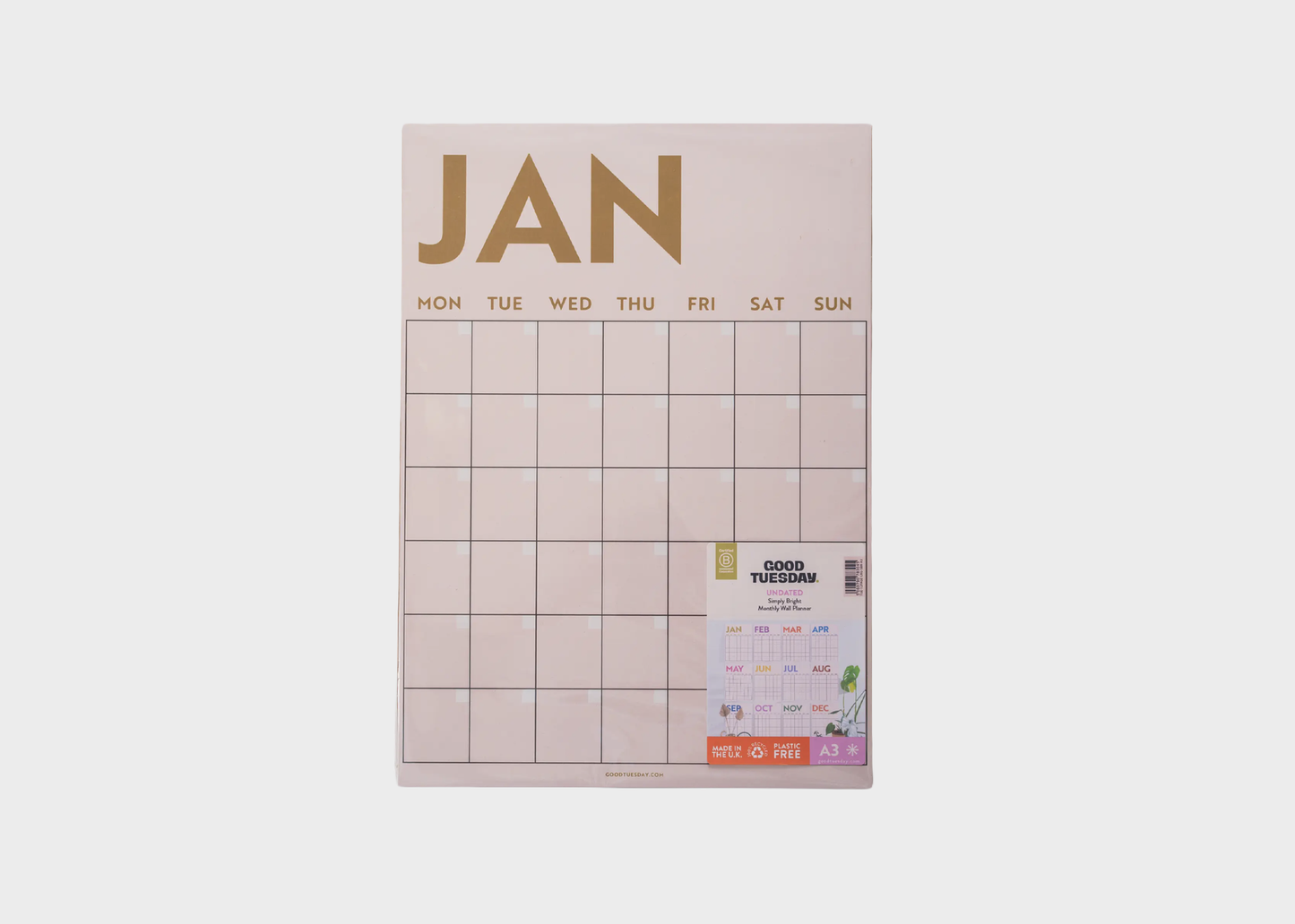 
                  
                    Monthly Undated Wall Planner
                  
                