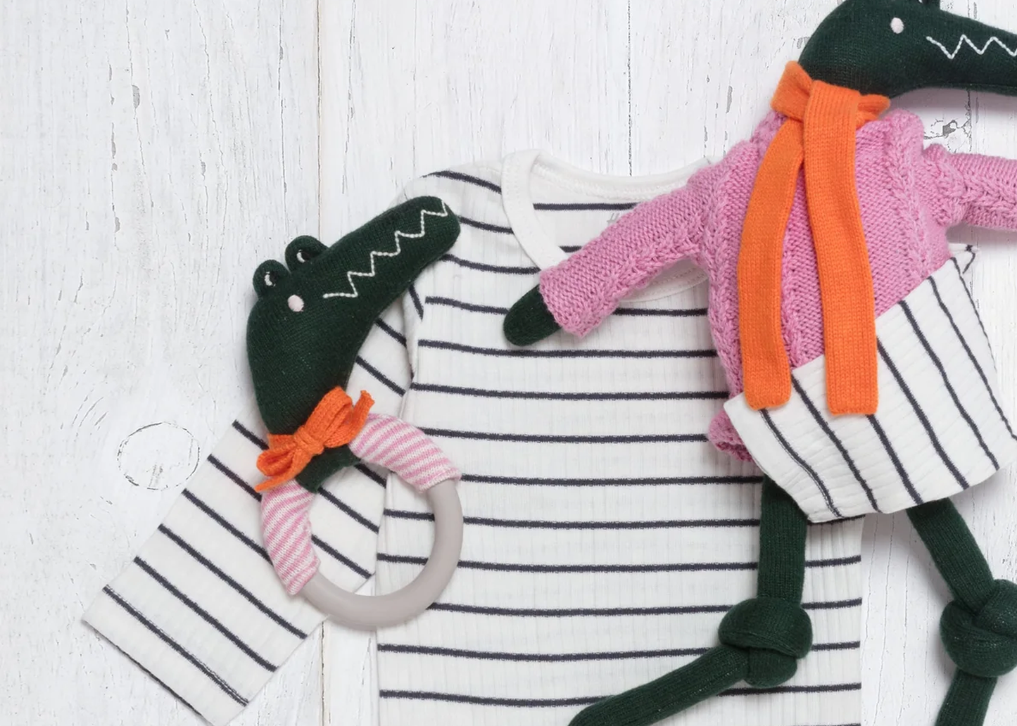 
                  
                    Crocodile Teething Rattle
                  
                