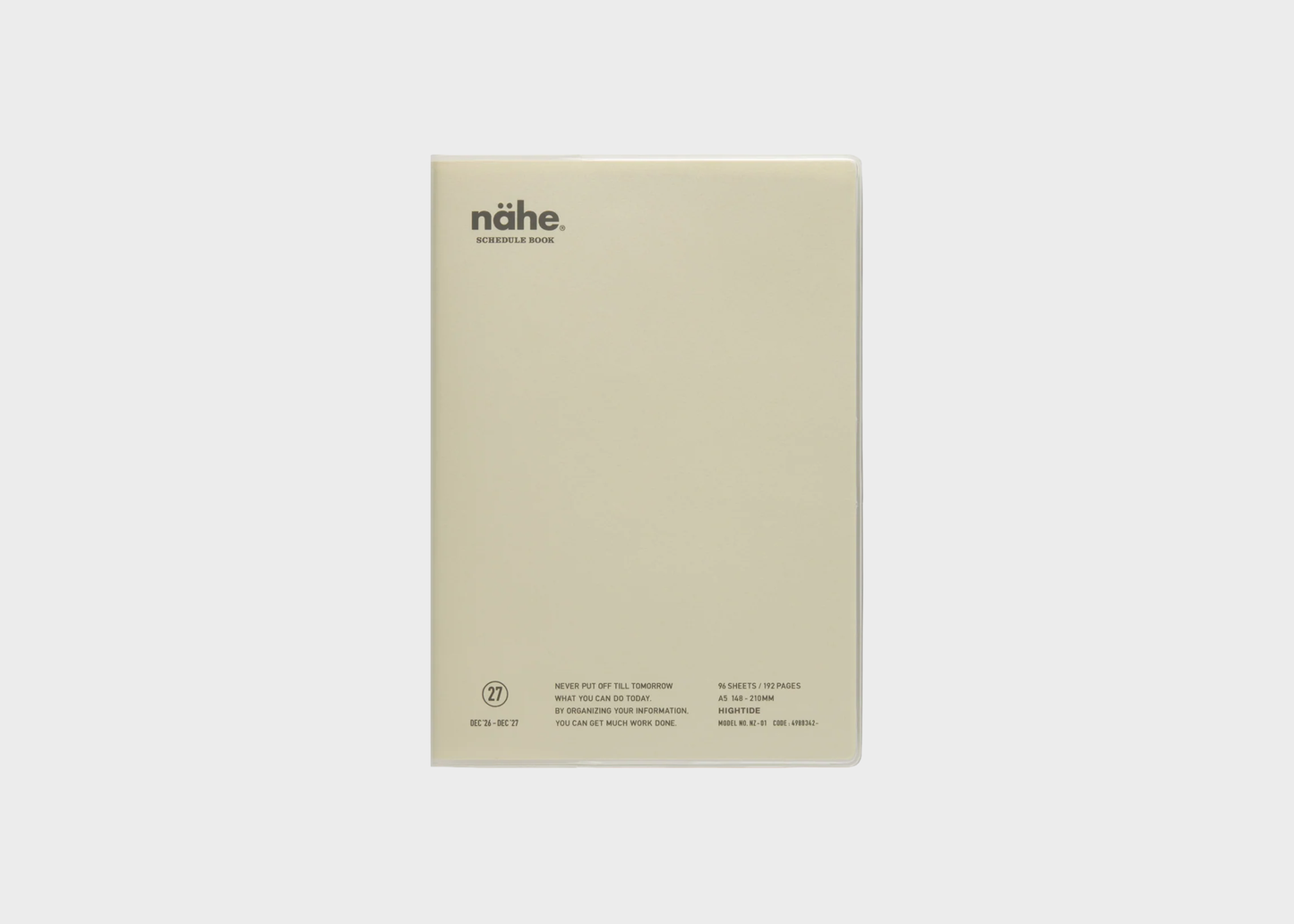 
                  
                    2027 Weekly Diary Nahe A5 Vertical
                  
                