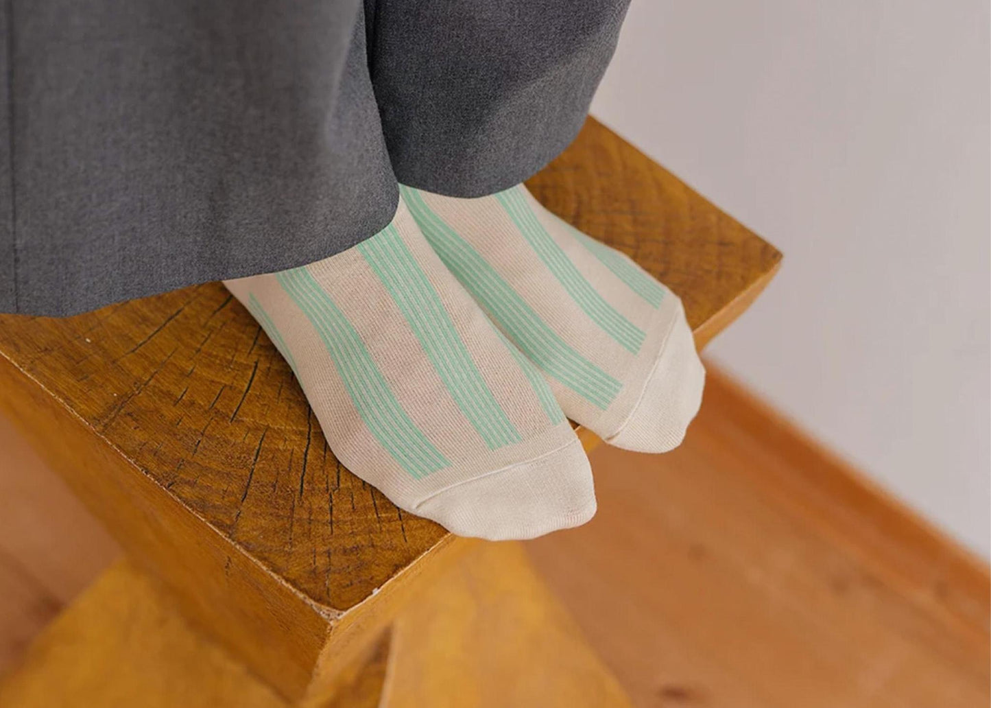 
                  
                    Supima Cotton Stripe Socks
                  
                