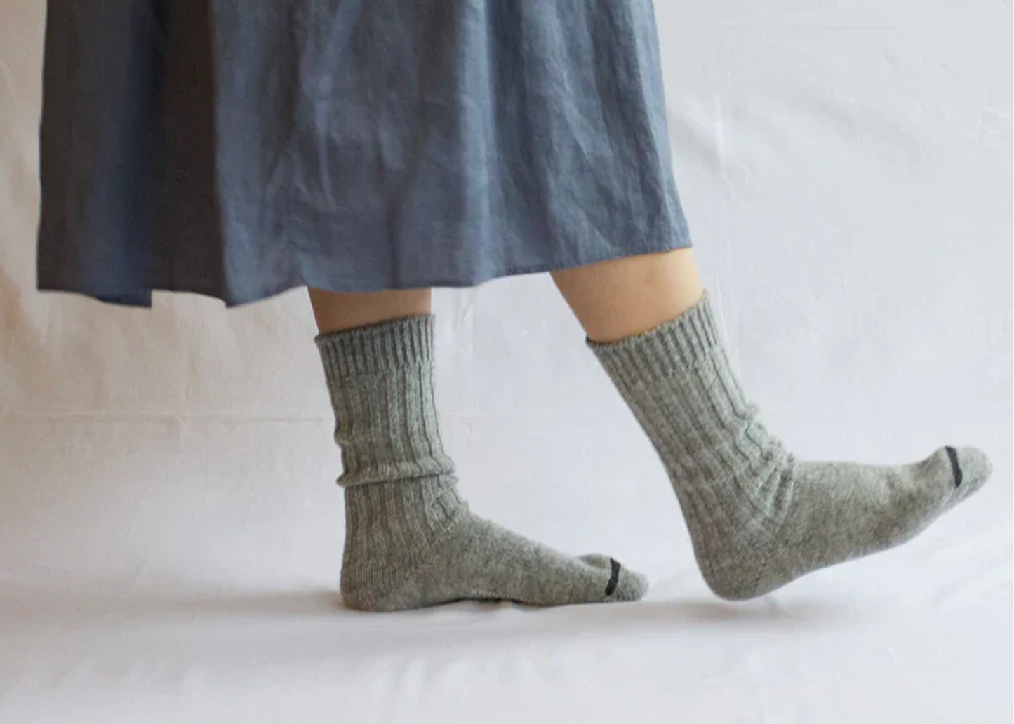 
                  
                    Wool Ribbed Socks
                  
                