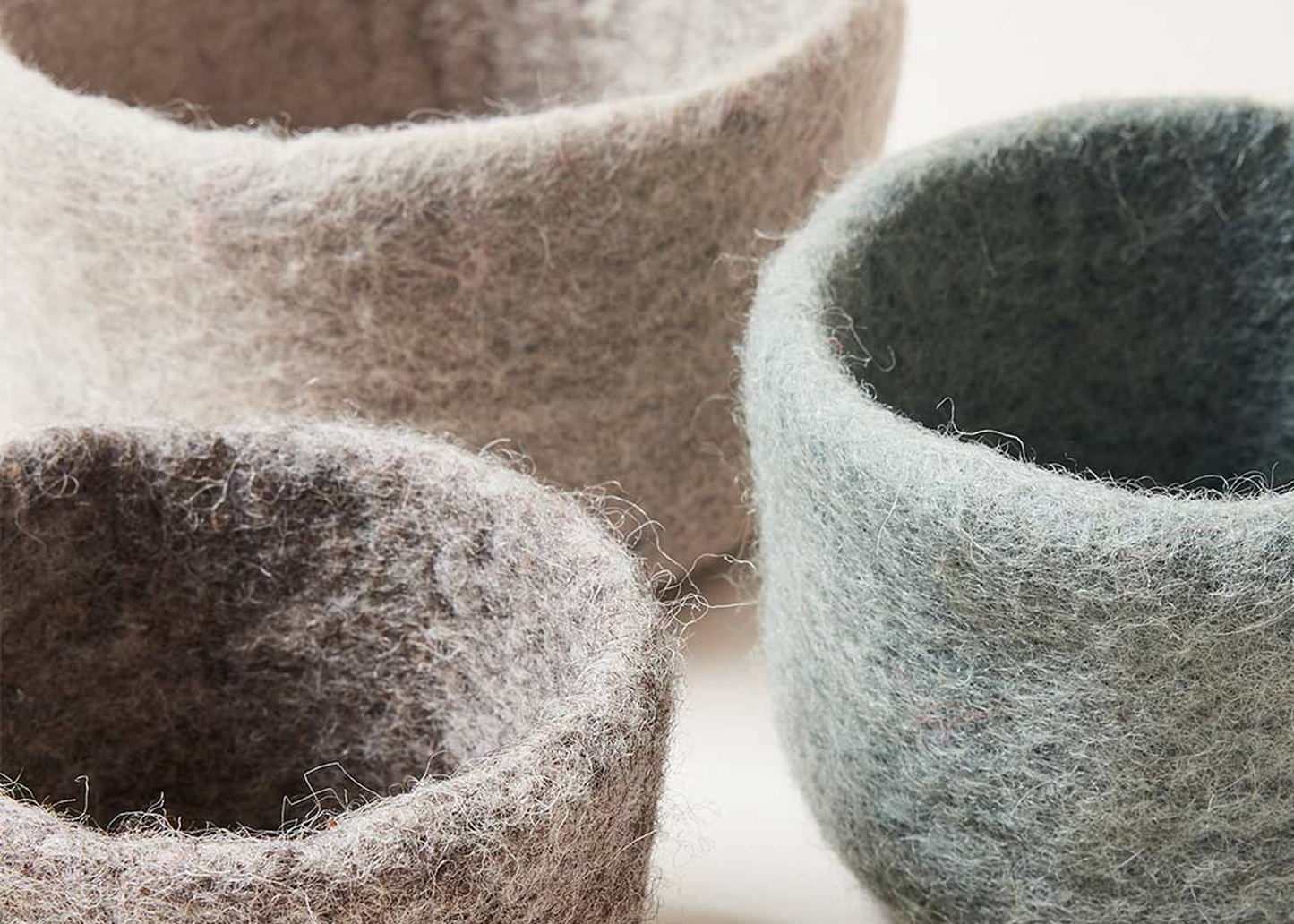 
                  
                    Felt Nesting Bowls - Set of 3
                  
                