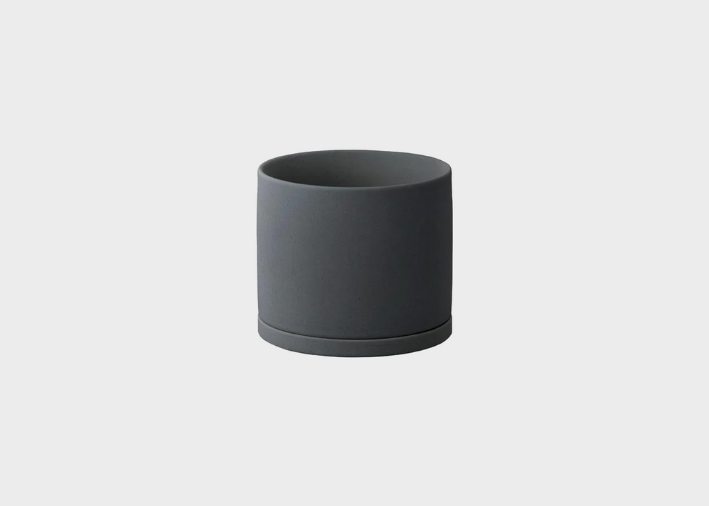 dark grey plant pots Plant Pot 105mm Dark Grey