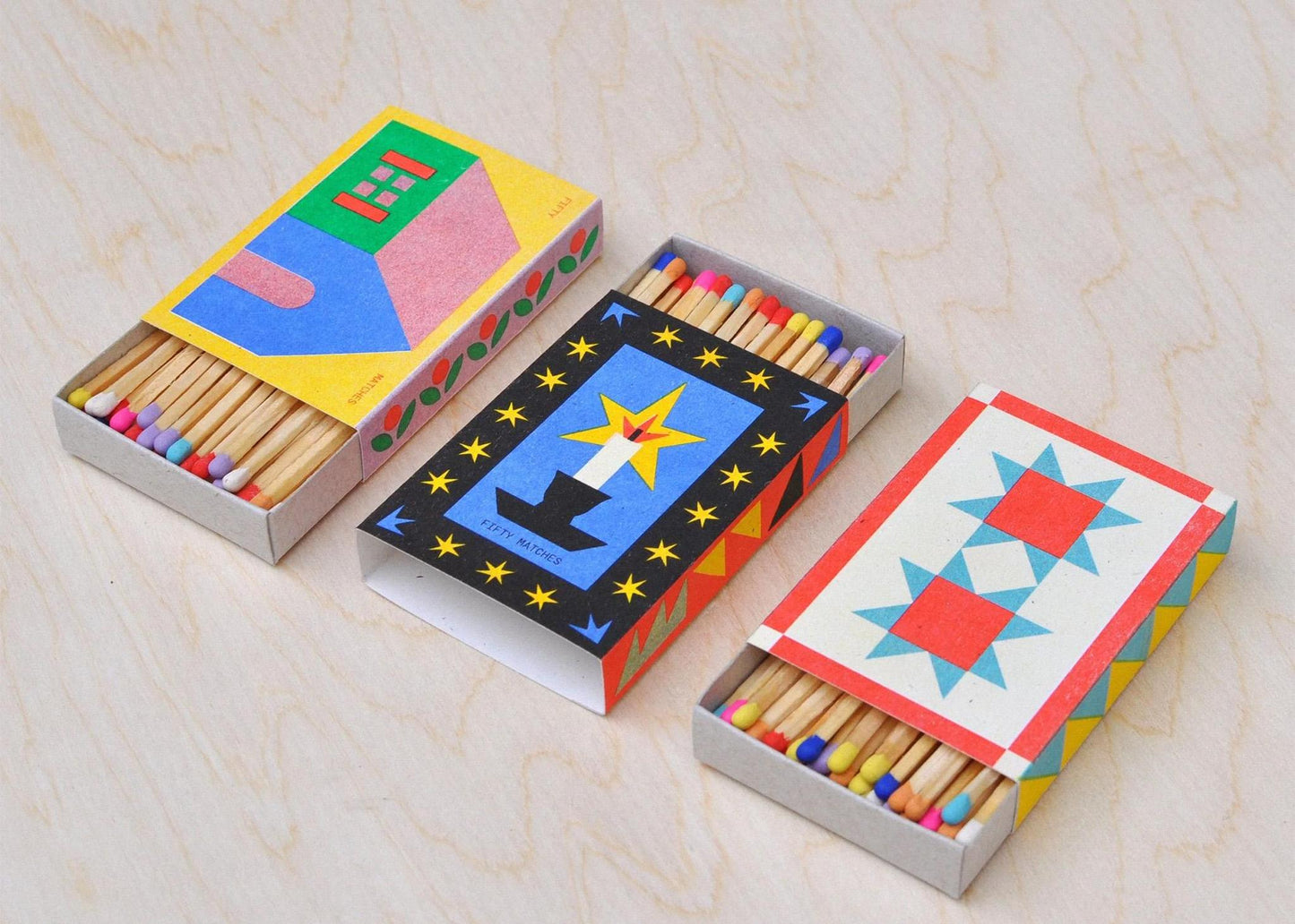 
                  
                    Risograph Printed Matchbox
                  
                