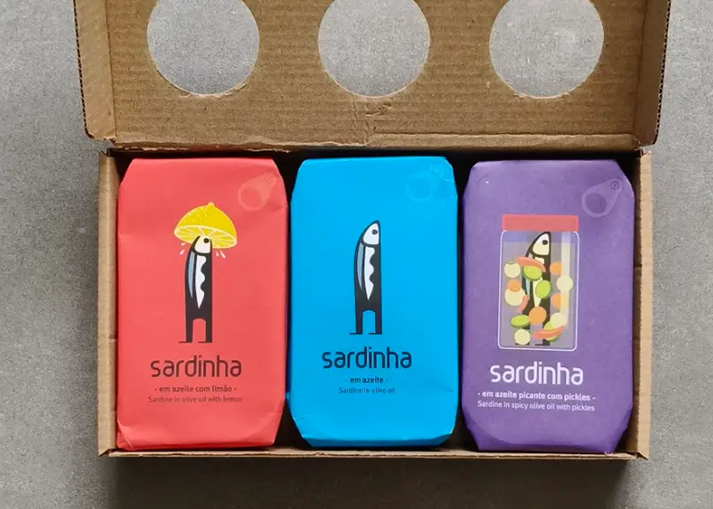
                  
                    Sardinha 3 Pack
                  
                