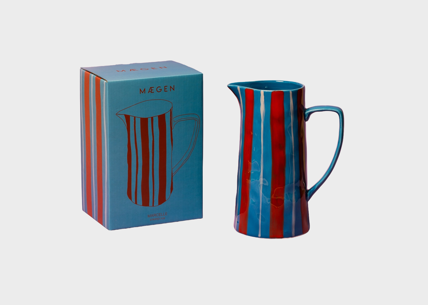 
                  
                    Light Blue/Red Jug
                  
                