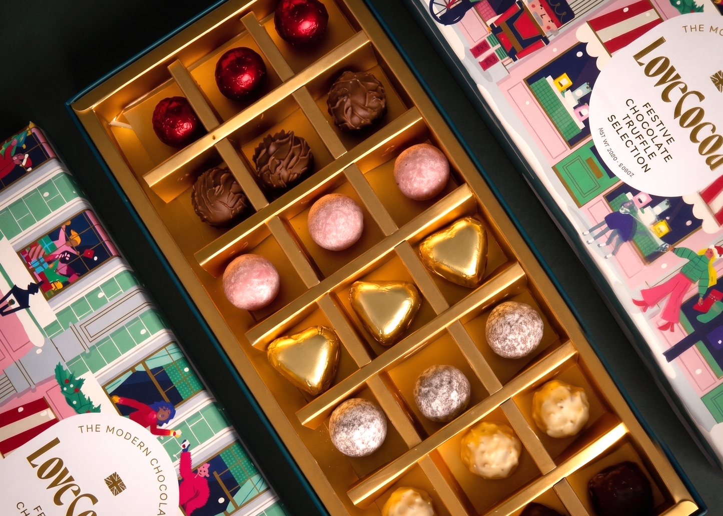 
                  
                    Love Cocoa - Festive Christmas Truffle Box
                  
                