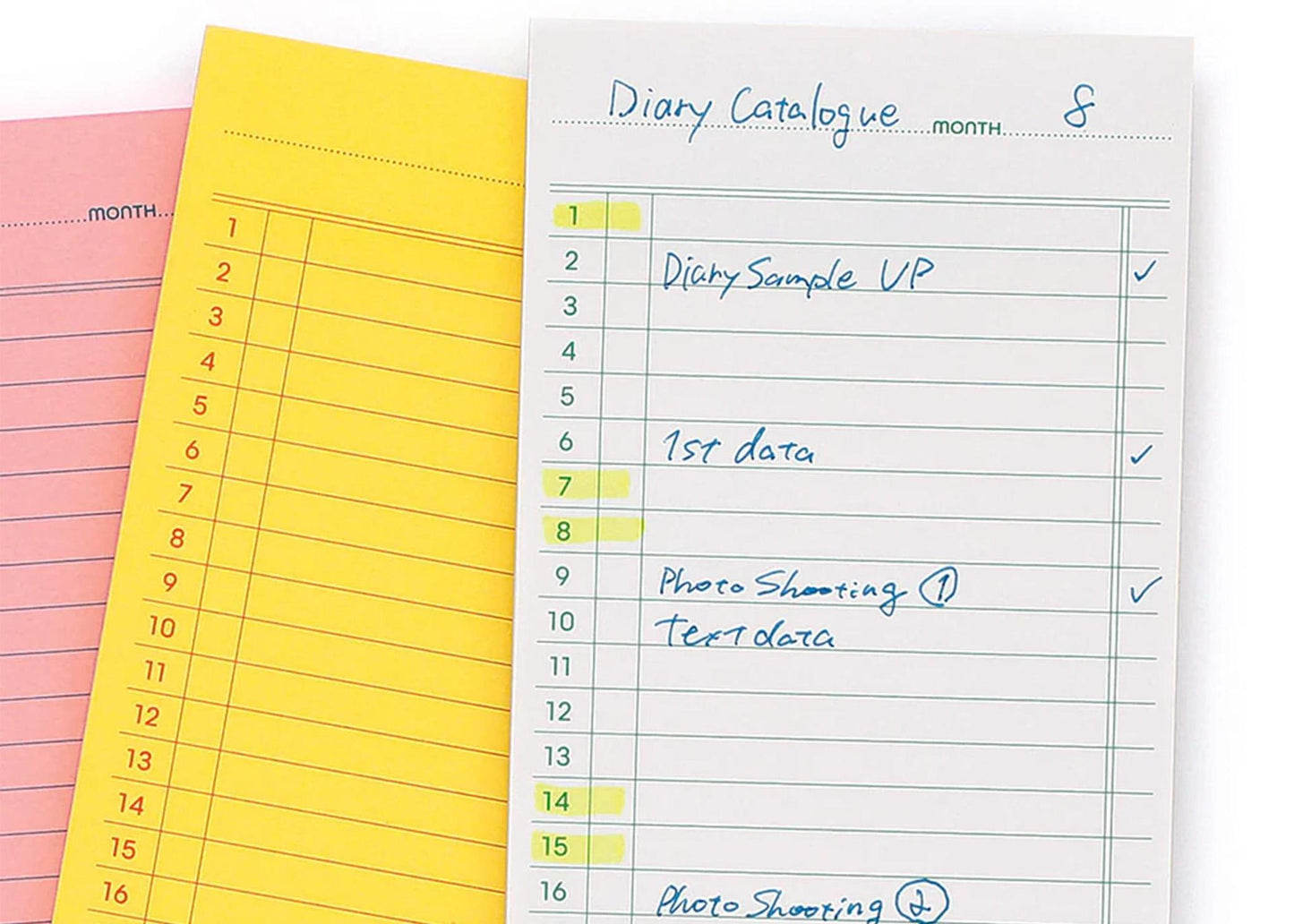 
                  
                    Sticky Memo Pad Monthly
                  
                