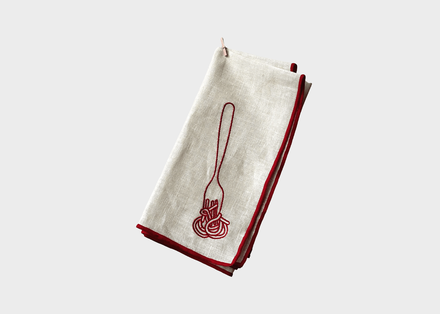 
                  
                    Embroidered Linen Blend Napkin Set
                  
                