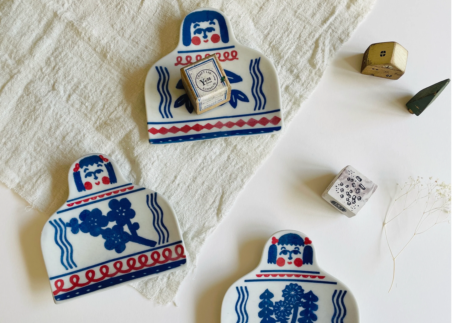 
                  
                    Kata Kata Dish - Kokeshi Dolls
                  
                