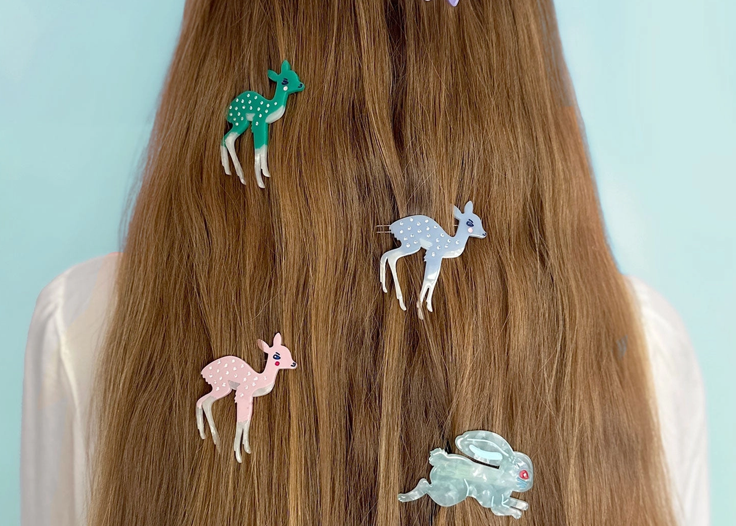 
                  
                    Blue Deer Hair Clip
                  
                