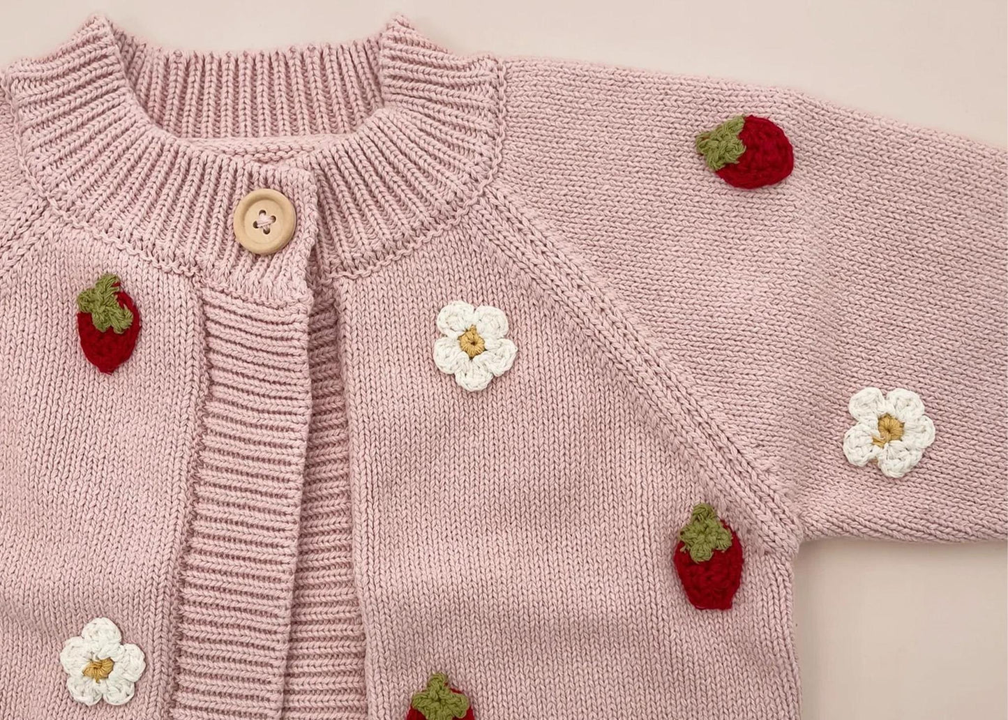 
                  
                    Strawberry Flower Cardigan
                  
                