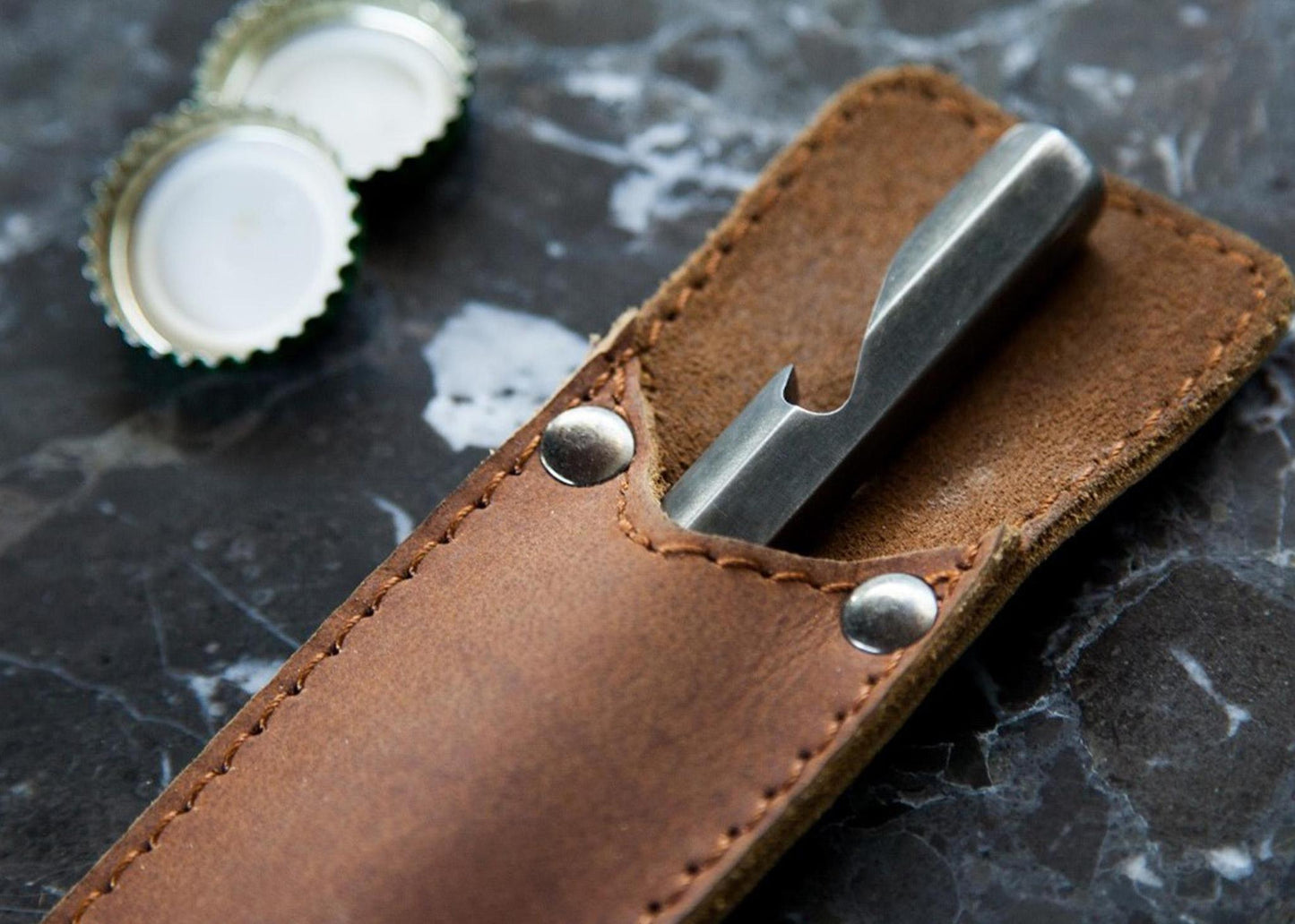 
                  
                    Bottle Opener with Leather Sleeve
                  
                