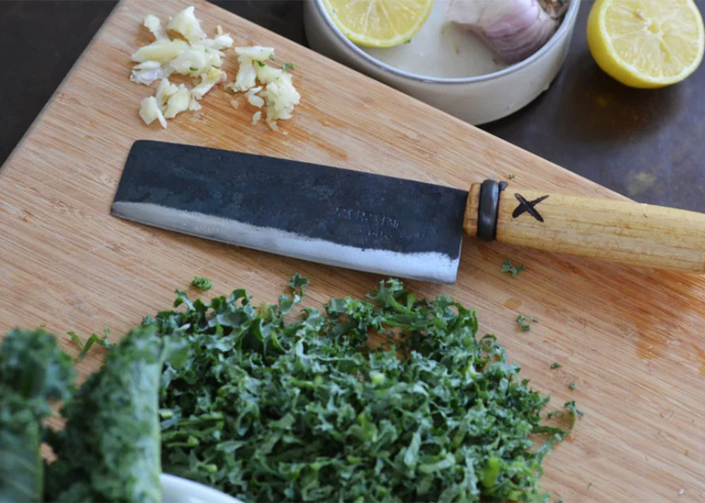 Master Shin's Anvil Vegetable Knife - Thumbnail 5