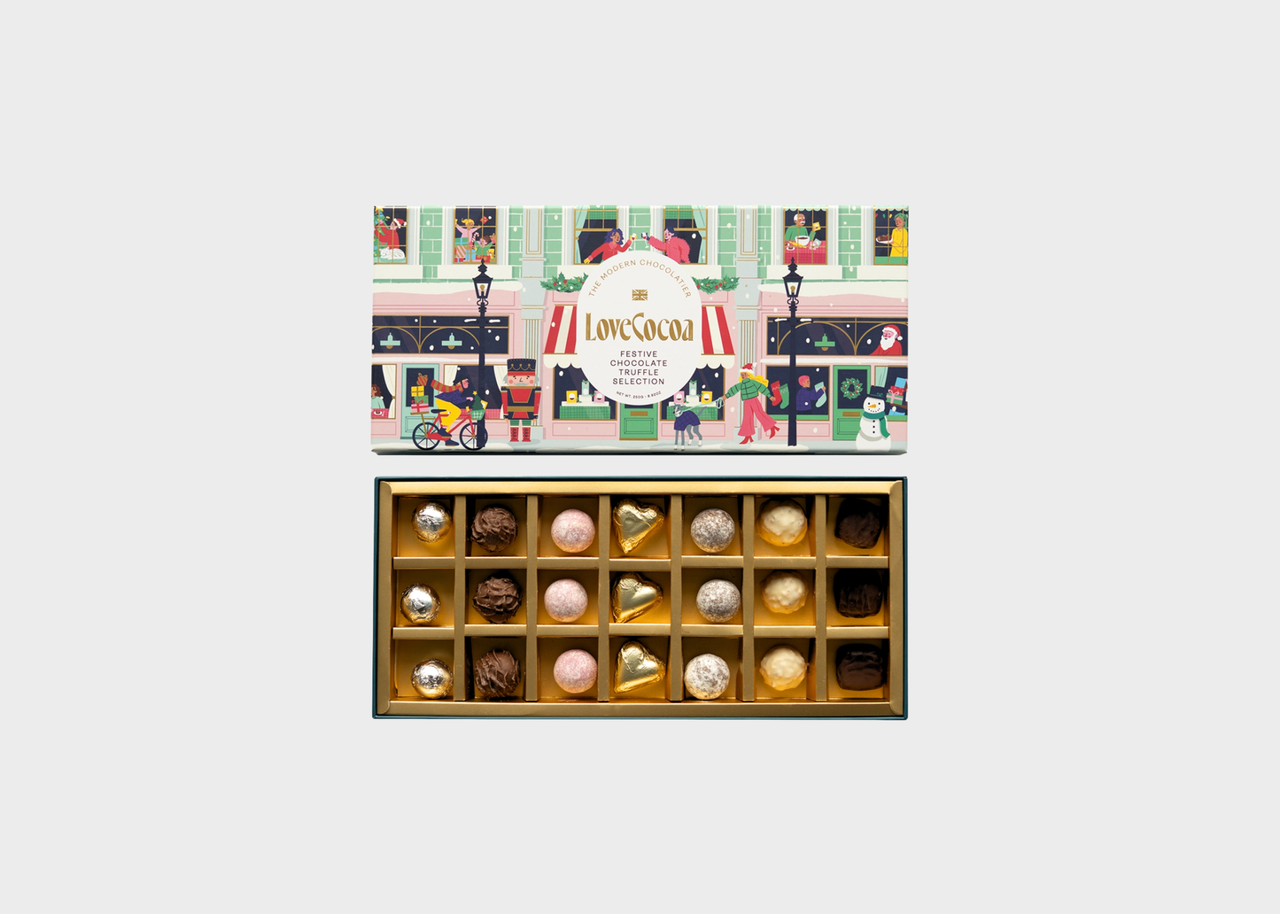 
                  
                    Love Cocoa - Festive Christmas Truffle Box
                  
                