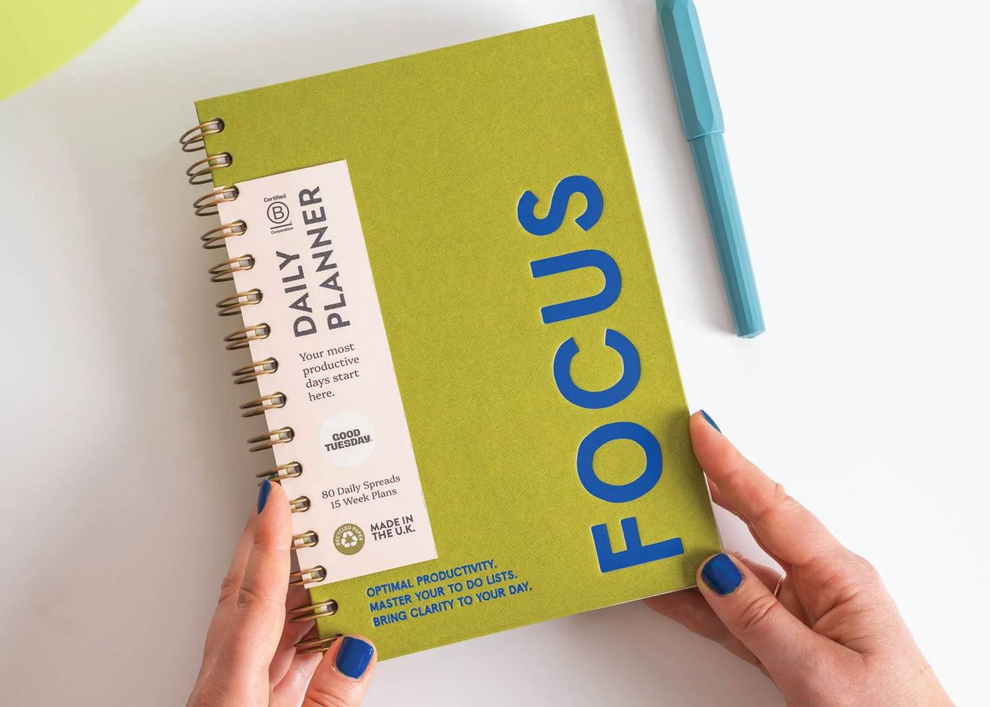 
                  
                    Undated Daily Productivity Planner
                  
                