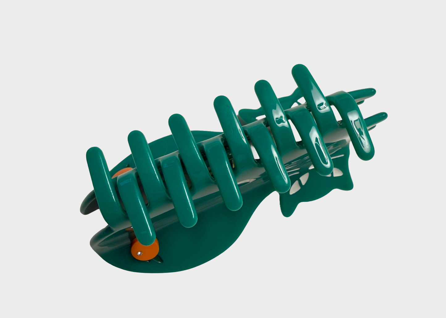 
                  
                    Orange Green Cat Hair Claw
                  
                