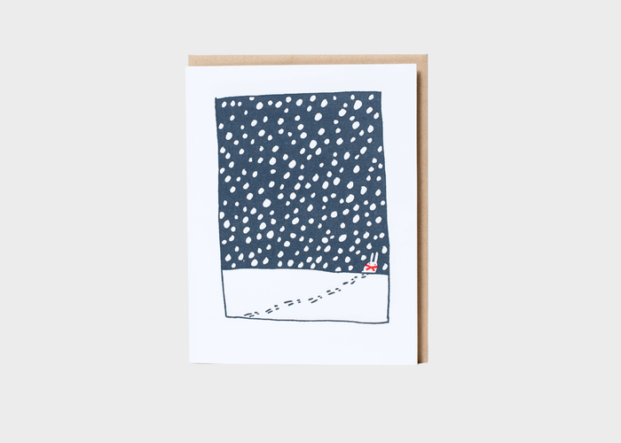Card - Snowy Walk