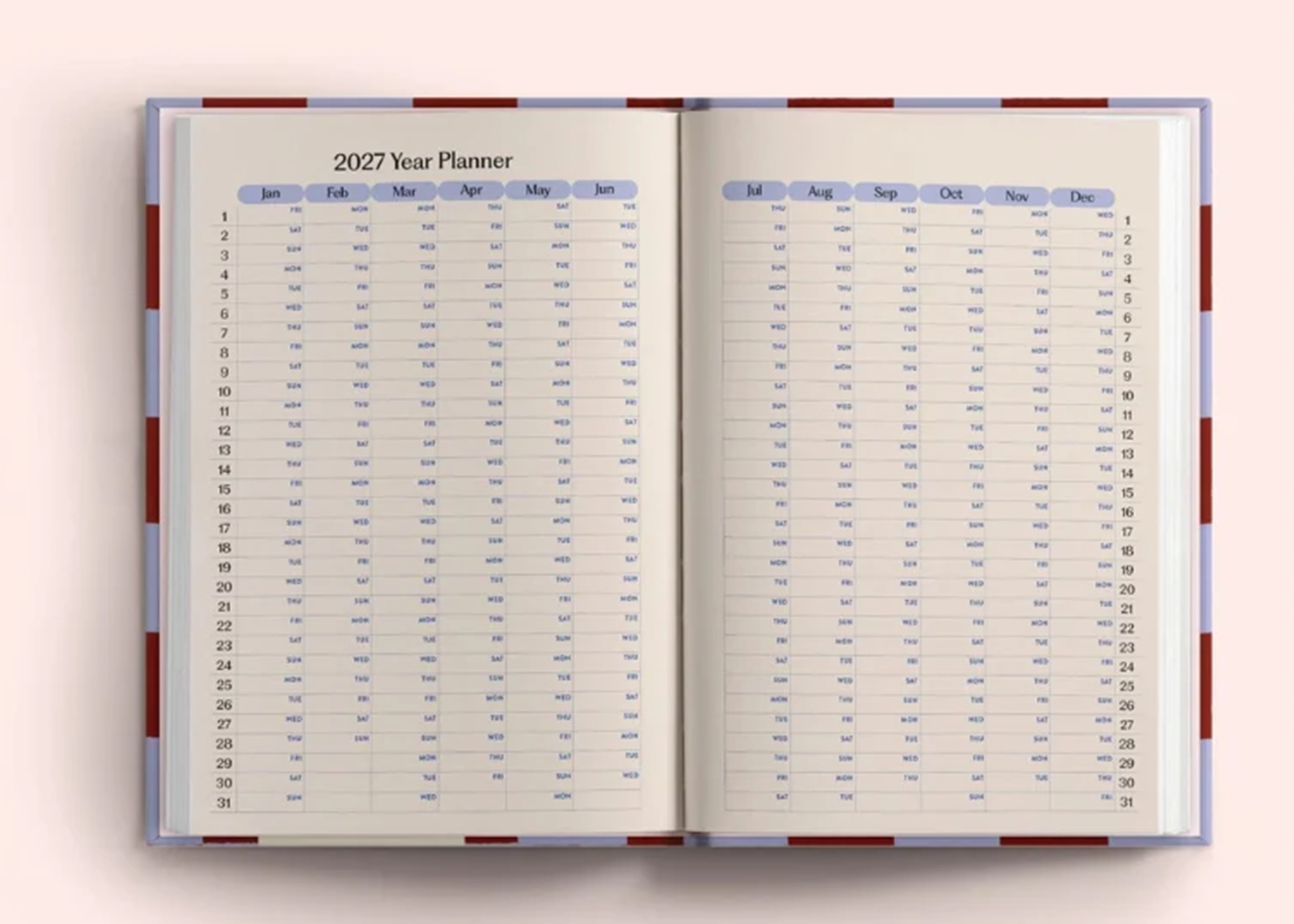 
                  
                    2027 Diary A5 Hardcover Week To View
                  
                