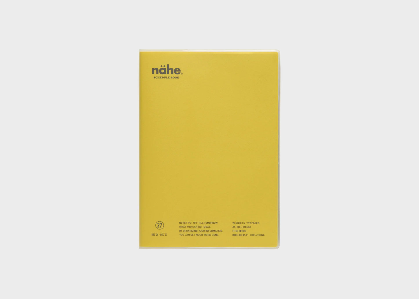 
                  
                    2027 Weekly Diary Nahe A5 Vertical
                  
                