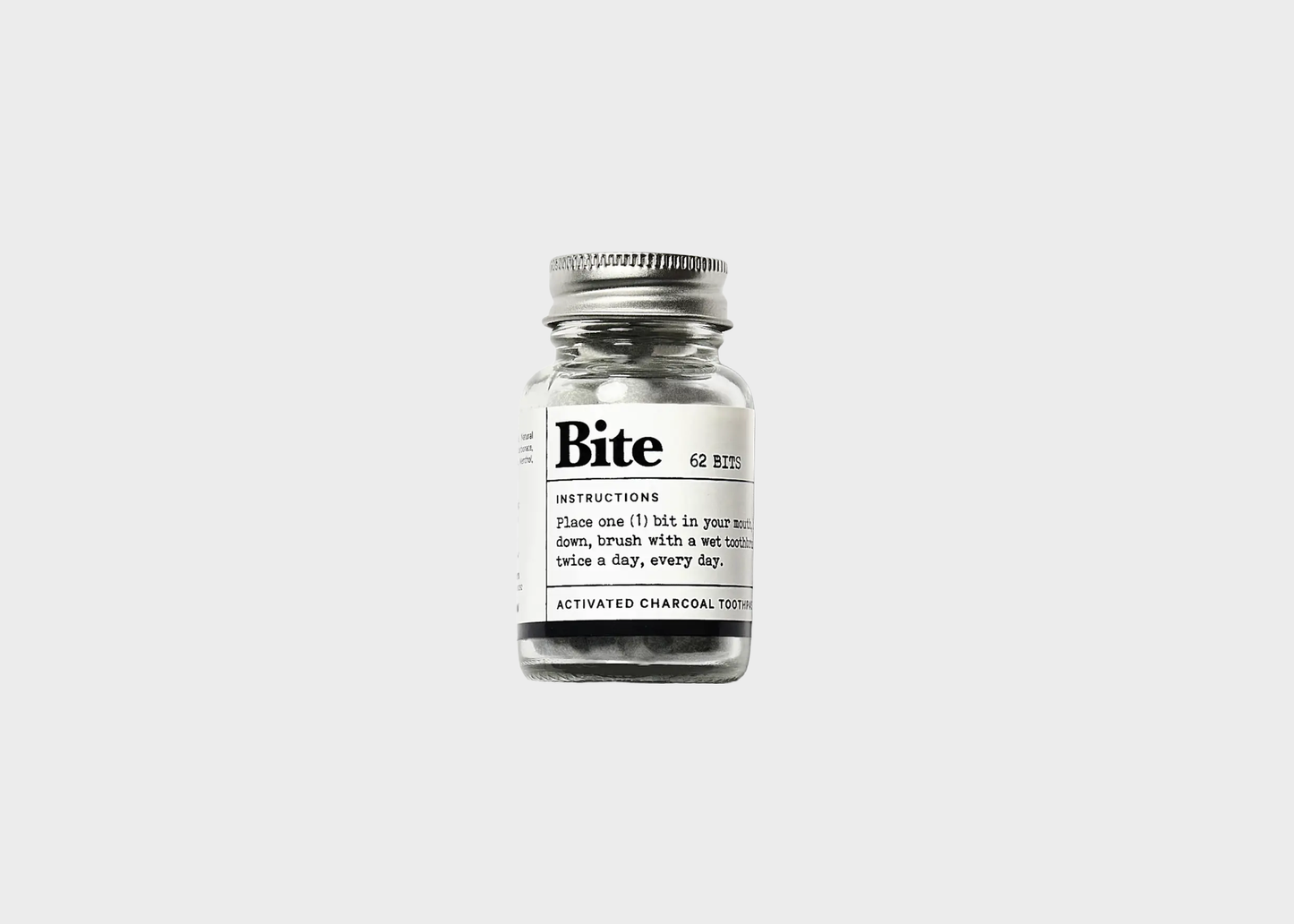 
                  
                    Bite Toothpaste Bits - Mint Charcoal
                  
                